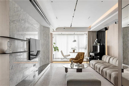 河源市楓電新村現(xiàn)代簡約風(fēng)格別墅裝修案例