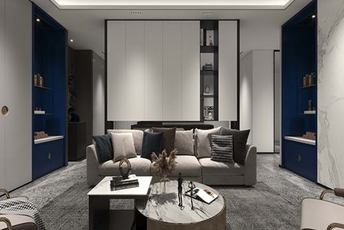 廣州市敏捷綠湖國際城現(xiàn)代風格辦公空間裝修案例