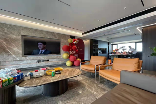 河源市長鴻學(xué)府名城輕奢風(fēng)格四居室裝修案例