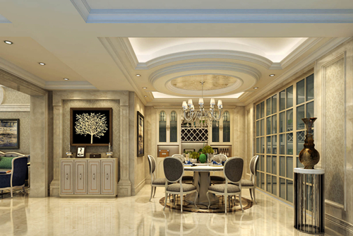 ?？谑休p工機(jī)械廠宿舍歐式風(fēng)格復(fù)式裝修案例