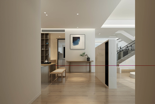 廣州現代前衛(wèi)風格南航碧花園別墅室內裝修設計案例