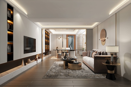 海口市昌茂翰林西苑現(xiàn)代風(fēng)格別墅裝修案例