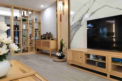 ?？谑胁擦治髟沸轮惺斤L(fēng)格復(fù)式裝修案例