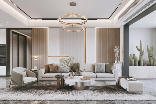 江門(mén)市碧桂園·天麓湖現(xiàn)代風(fēng)格三居室裝修案例