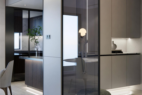 江門市新會駿景灣豪庭現(xiàn)代風(fēng)格三居室裝修案例