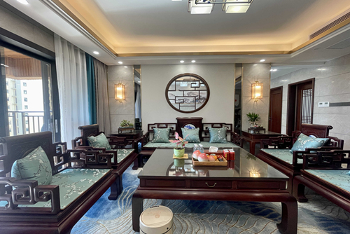 江門市東方豪苑新中式風(fēng)格四居室裝修案例