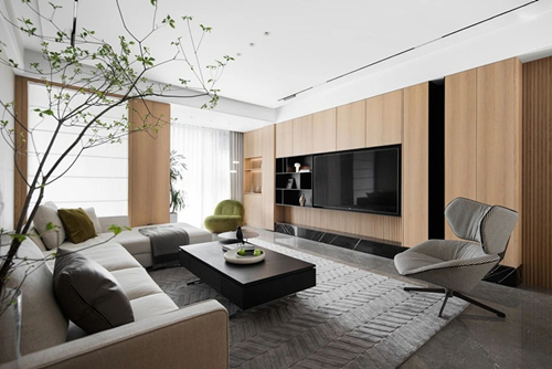 江門市碧華園現(xiàn)代風格三居室裝修案例