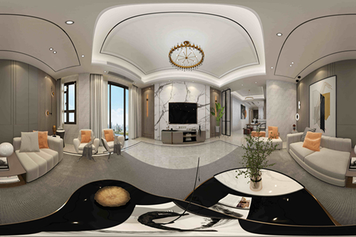 泉州市新景龍華城輕奢風(fēng)格平層裝修案例