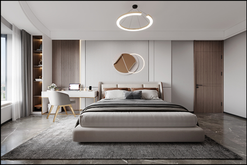 佛山市美的·金地·新明珠·鳳翔灣壹號(hào)現(xiàn)代風(fēng)格三居室裝修案例