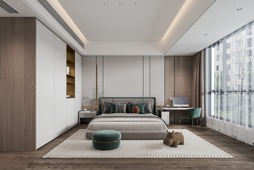 汕頭市林語苑現(xiàn)代風(fēng)格四居室裝修案例