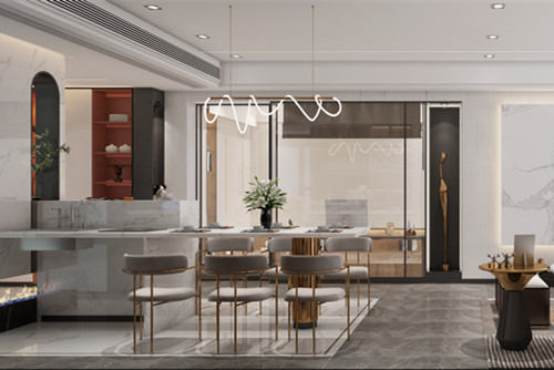 中山市碧桂園鳳凰城現(xiàn)代簡(jiǎn)約風(fēng)格四居室裝修案例