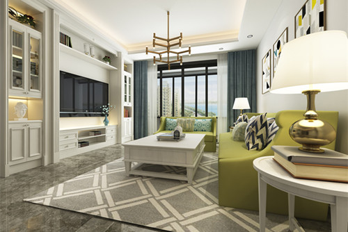 中山市凱茵又一城花漾集北歐風格三居室裝修案例