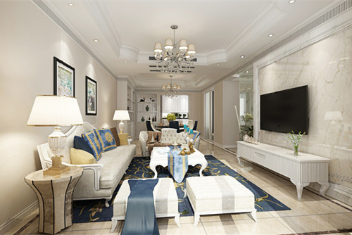 中山市雅居樂(lè)萬(wàn)象郡2期現(xiàn)代簡(jiǎn)約風(fēng)格三居室裝修案例