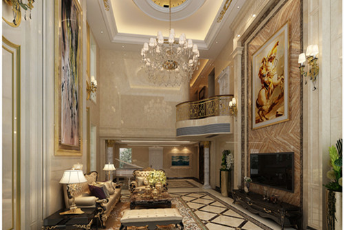 中山市名揚世紀廣場歐式風格別墅裝修案例