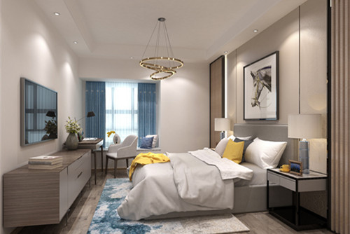 中山市健康花城新中式風(fēng)格別墅裝修案例