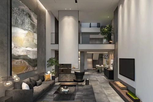 潮州市翠竹園現(xiàn)代簡(jiǎn)約風(fēng)格別墅裝修案例