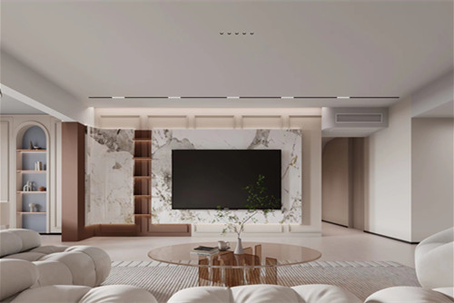 潮州市安盛花苑現(xiàn)代簡約風格四居室裝修案例