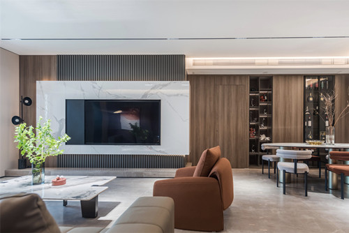 海口市和泓海棠府現(xiàn)代簡約風(fēng)格四居室裝修案例