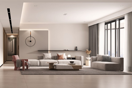 ?？谑袨I江帝景現(xiàn)代簡(jiǎn)約風(fēng)格三居室裝修案例