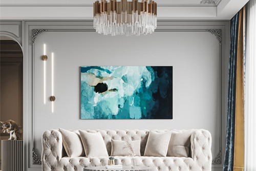 廣州市恒大山水城輕奢風(fēng)格二居室裝修案例