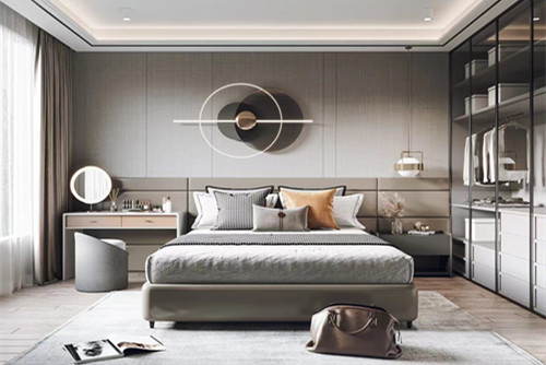 廣州市奧園灣區(qū)智谷現(xiàn)代簡約風格三居室裝修案例