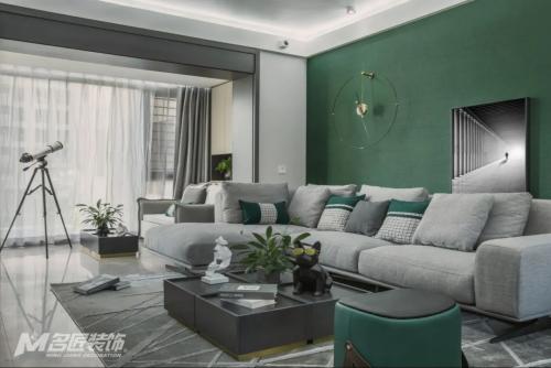 ?？谑谐尚披愒番F(xiàn)代簡(jiǎn)約風(fēng)格三居室裝修案例