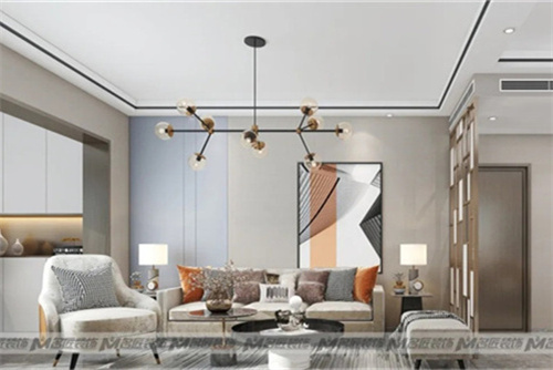 潮州市城北市場現(xiàn)代簡約風格三居室裝修案例