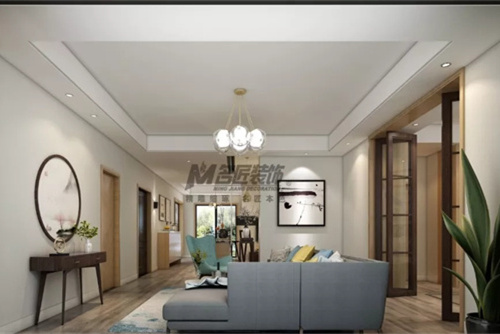 合肥市金隅大成郡現(xiàn)代簡約風格四居室裝修案例