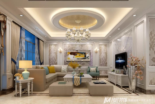 珠海市正方云曦山歐式風(fēng)格別墅裝修案例