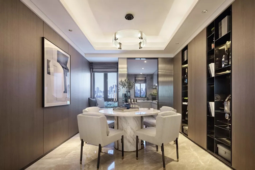 珠海市九洲保利天和現(xiàn)代簡約風格三居室裝修案例